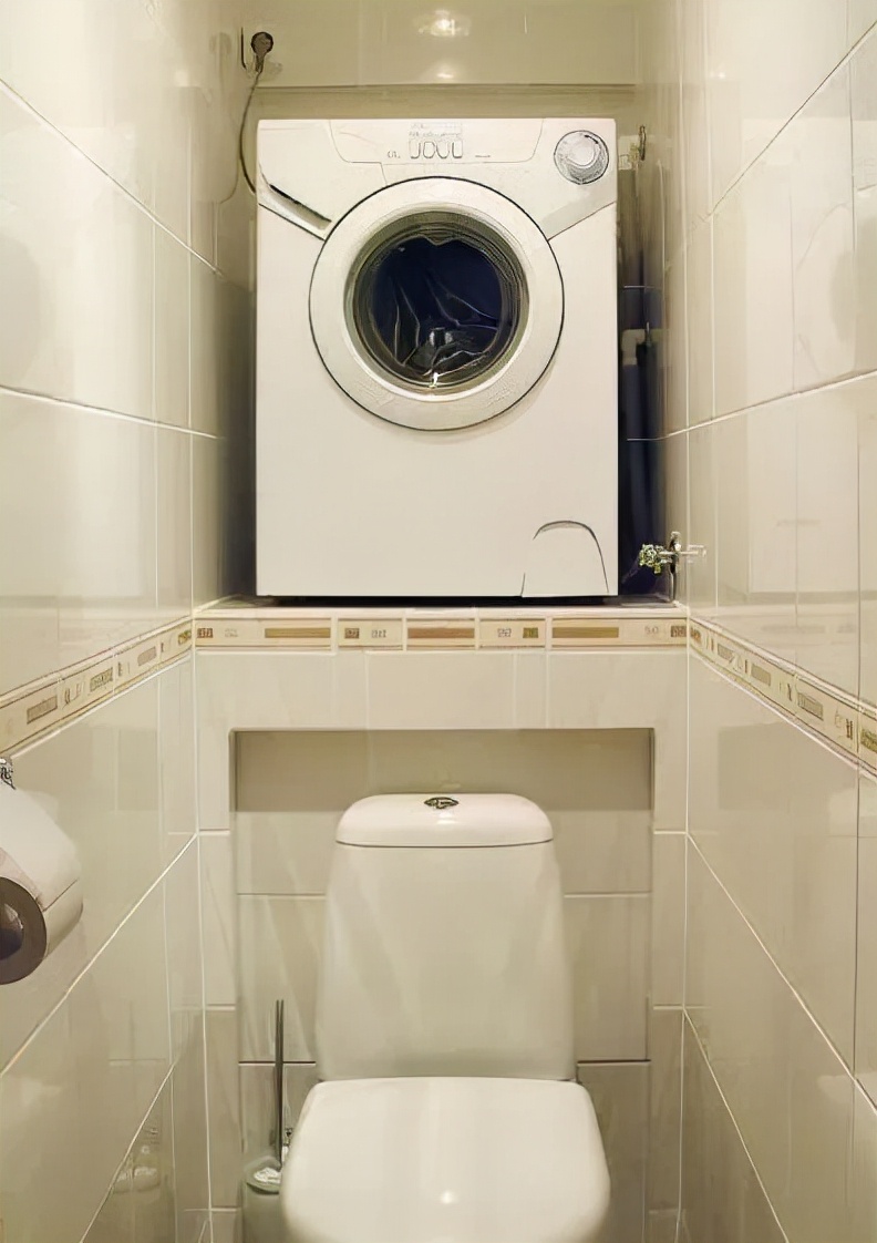 为什么你家卫生间那么挤，原来洗衣机摆放有讲究！