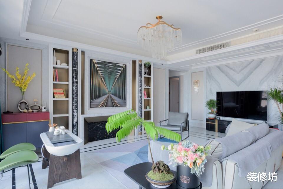 |美式与轻奢的结合,沉稳当中带着跳跃,打造质感满分的新家