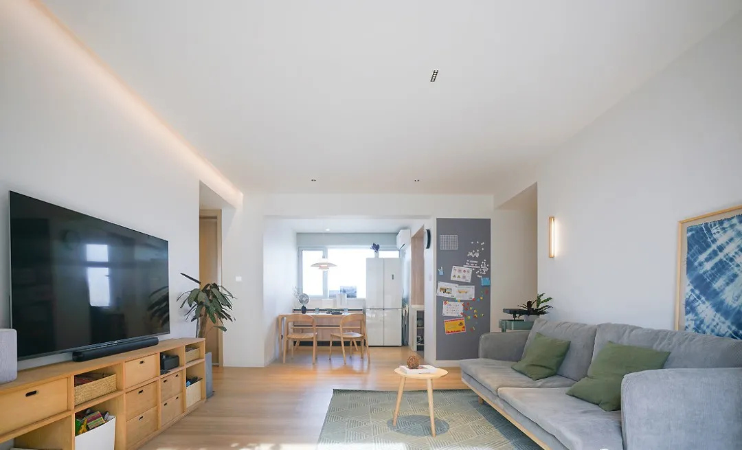 设计fan|107㎡日式风三居室，榻榻米卧室、木盒子阳台，超强的空间利用术！