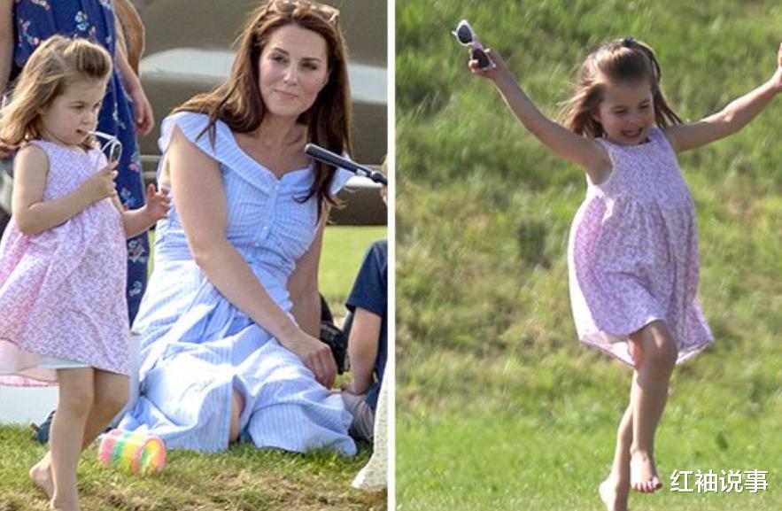 蝴蝶|6岁夏洛特近照惊艳，手捧蝴蝶充满童心，低头垂眸时像极了女王