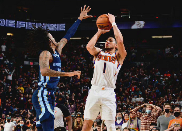 賈·莫蘭特|30分+33分，絕殺+反絕殺！布克莫蘭特神仙打架，保羅13中4遠(yuǎn)離MVP