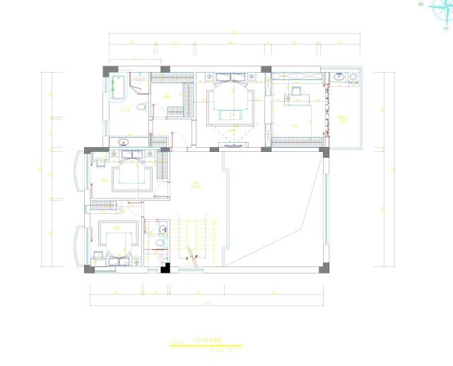 150平中式设计青翠色玉石背景墙，打造“温润如玉”的大宅空间