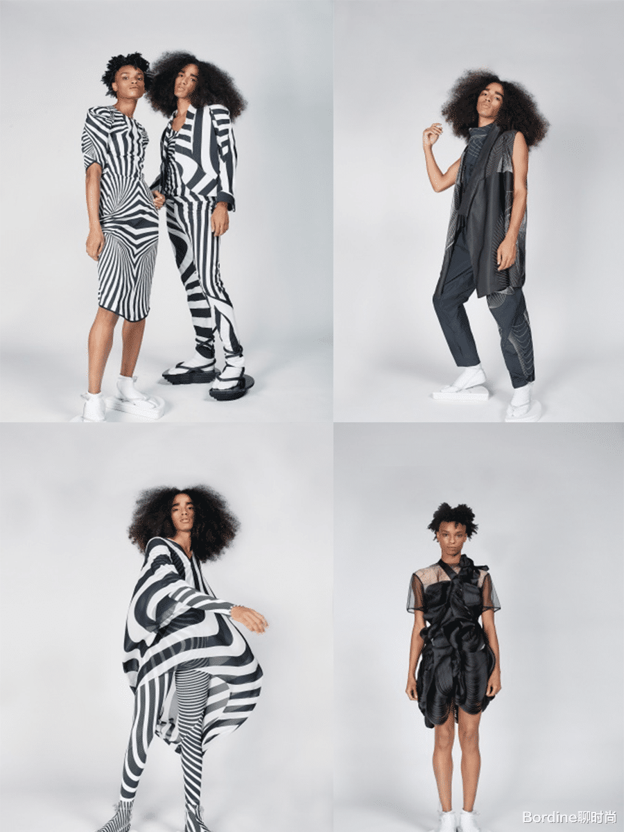 Bordine聊时尚|Threeasfour 2021春夏,设计感的彰显,竟只用黑白之色就可以完成