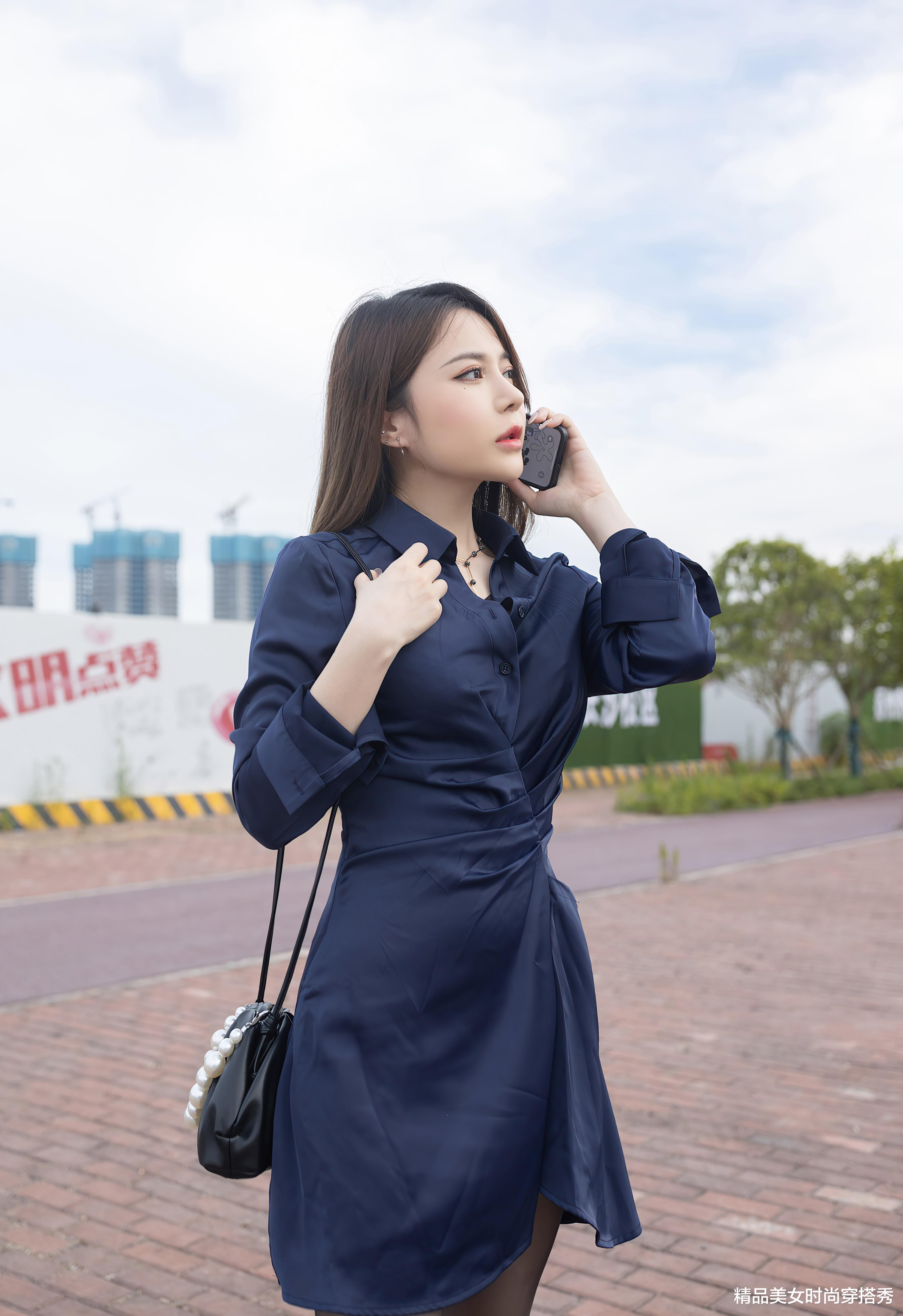 衬衫|职场上最近优雅又时髦的穿搭莫过于衬衫裙，干净舒适又时尚迷人