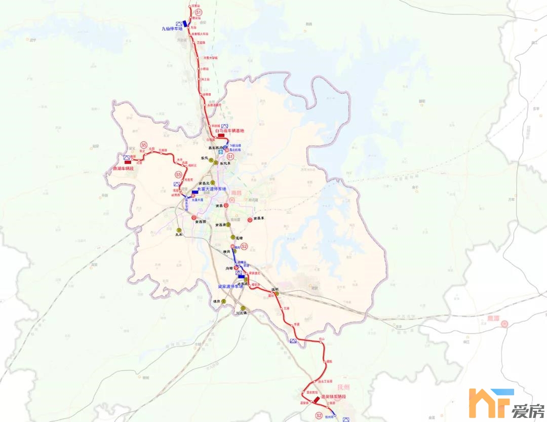 南昌|大南昌都市圈市域（郊）铁路线网规划方案出炉！