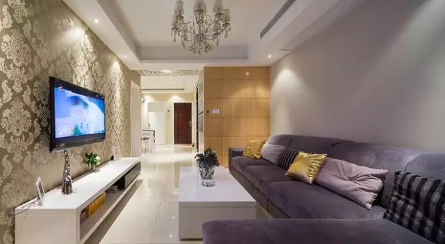 |112平现代风三居室，简单的黄色，营造十足的温馨感