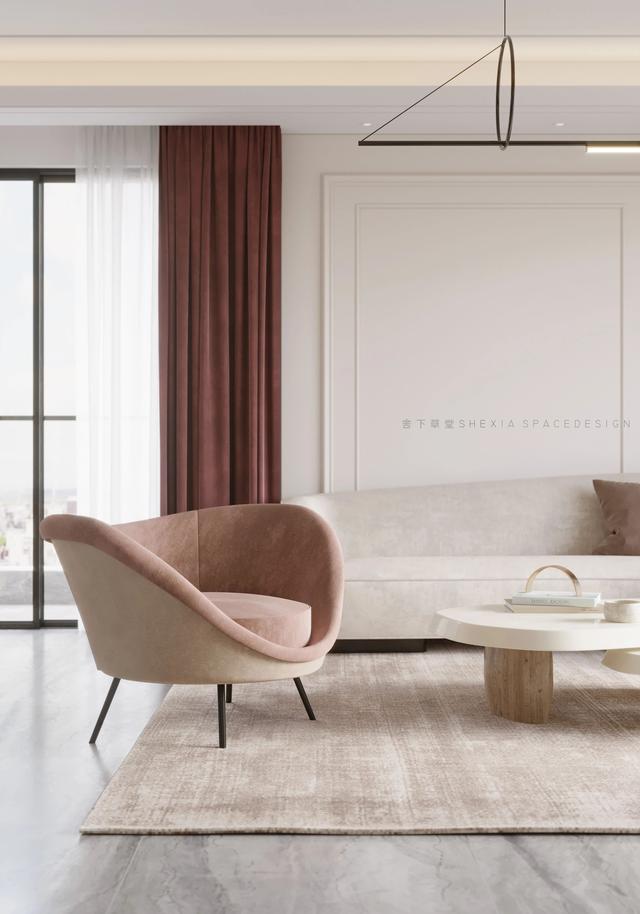 200㎡简约轻奢,看似简单的设计,藏着独特的高级