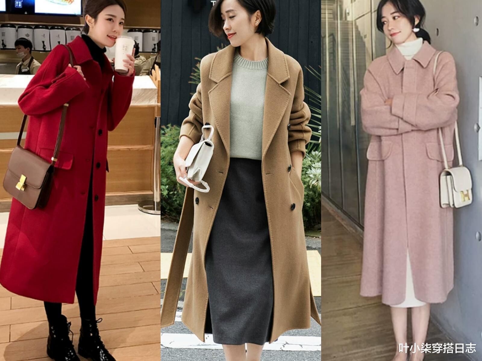 叶小柒穿搭日志 初冬,掌握大衣搭配的3个思路,显瘦优雅还高级