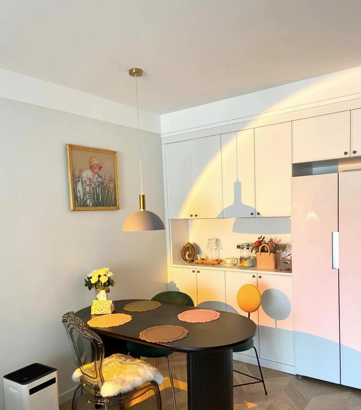 细节满分!64m2简约风+轻复古两居,房子虽小也要优雅体面地生活