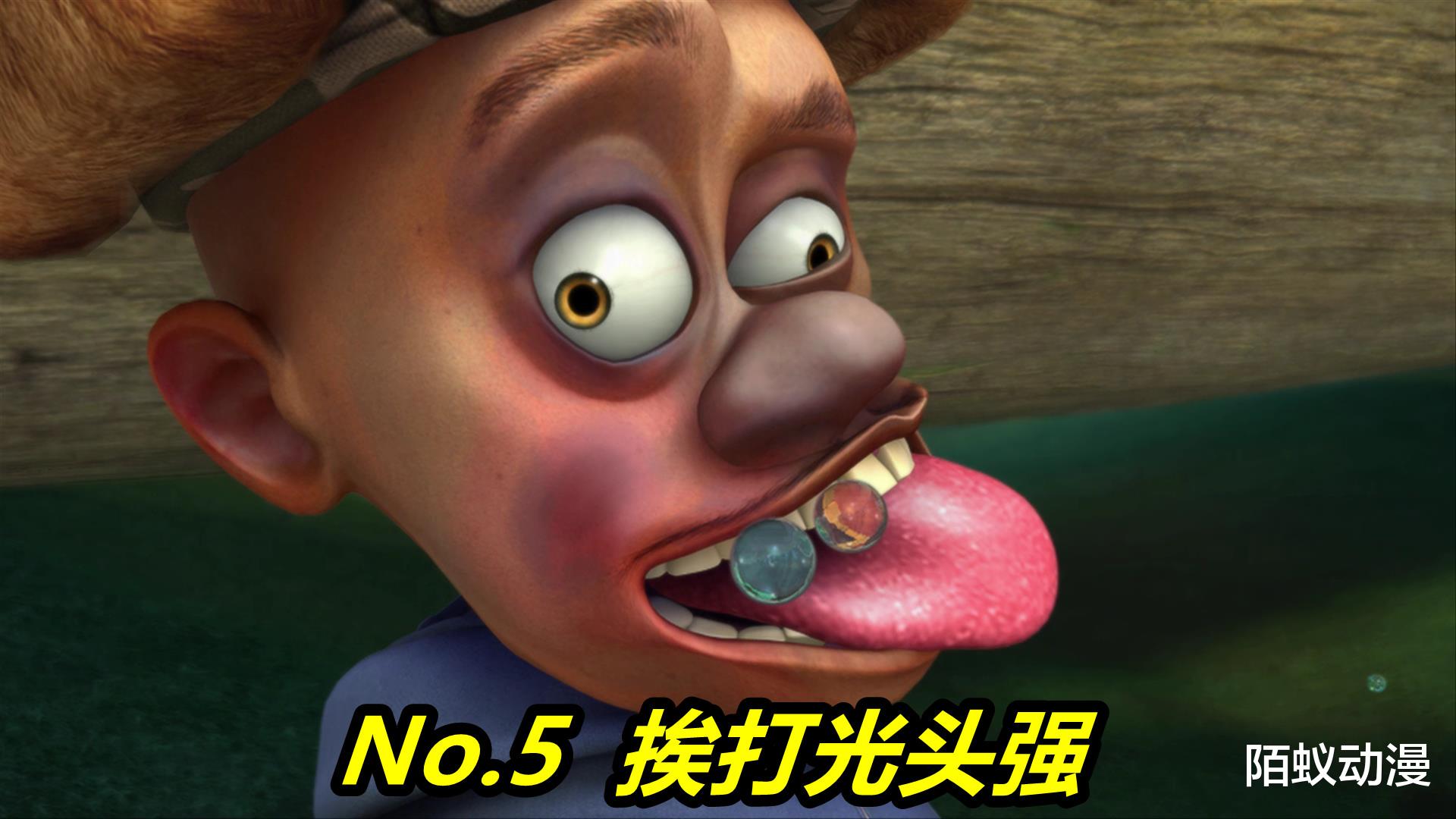 熊出没|熊出没:光头强颜艺崩坏的5个瞬间,除了兔子强和狗熊强,第3个被虐得好惨