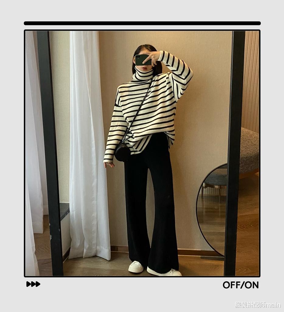 服装搭配师main 是时候穿“高领毛衣”了！试试这4个搭配方案，保暖又能兼具时髦