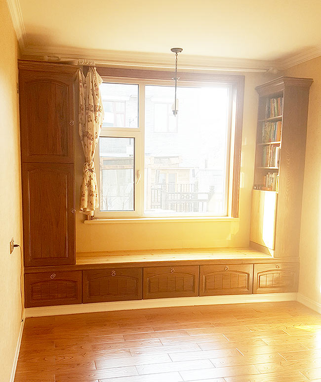 木工|女网友辛苦装修路，橱柜都是木工做的省钱，真的很用心很漂亮