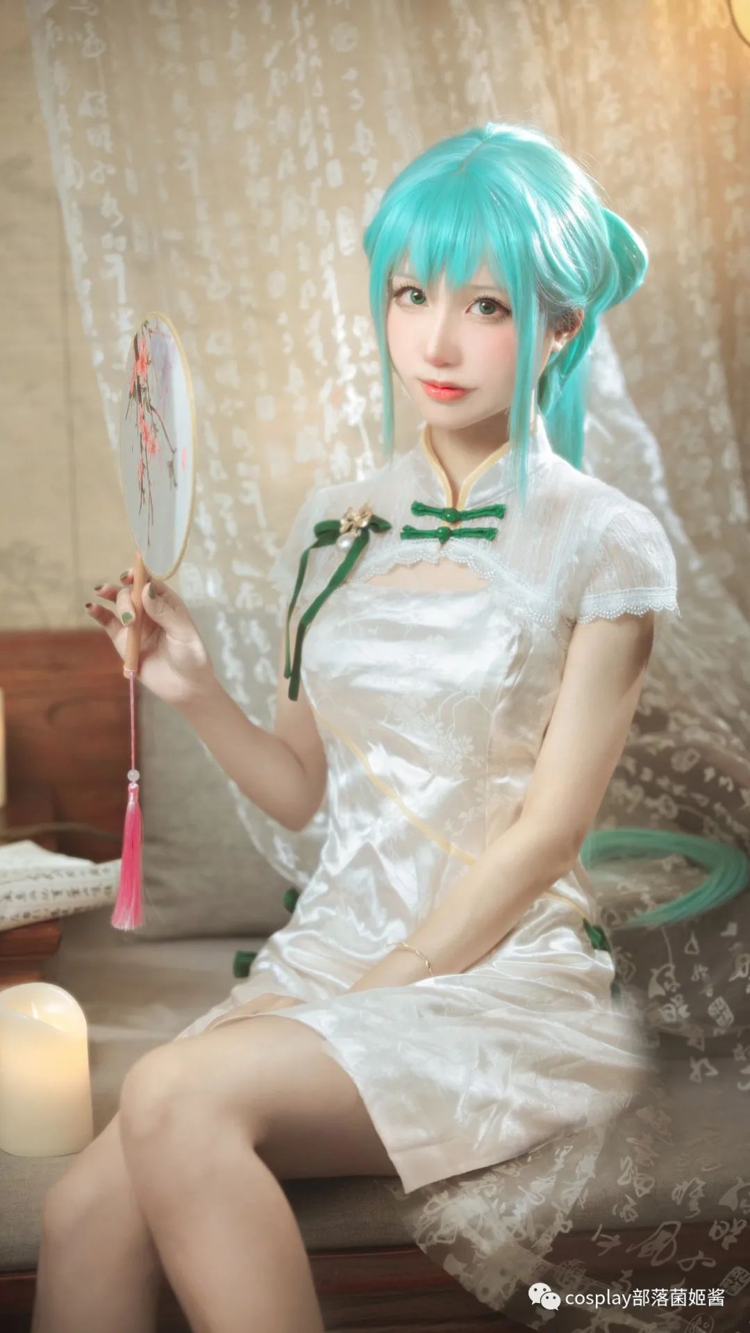 初音未来|cos:初音未来中国风cos正片@小粉十文字
