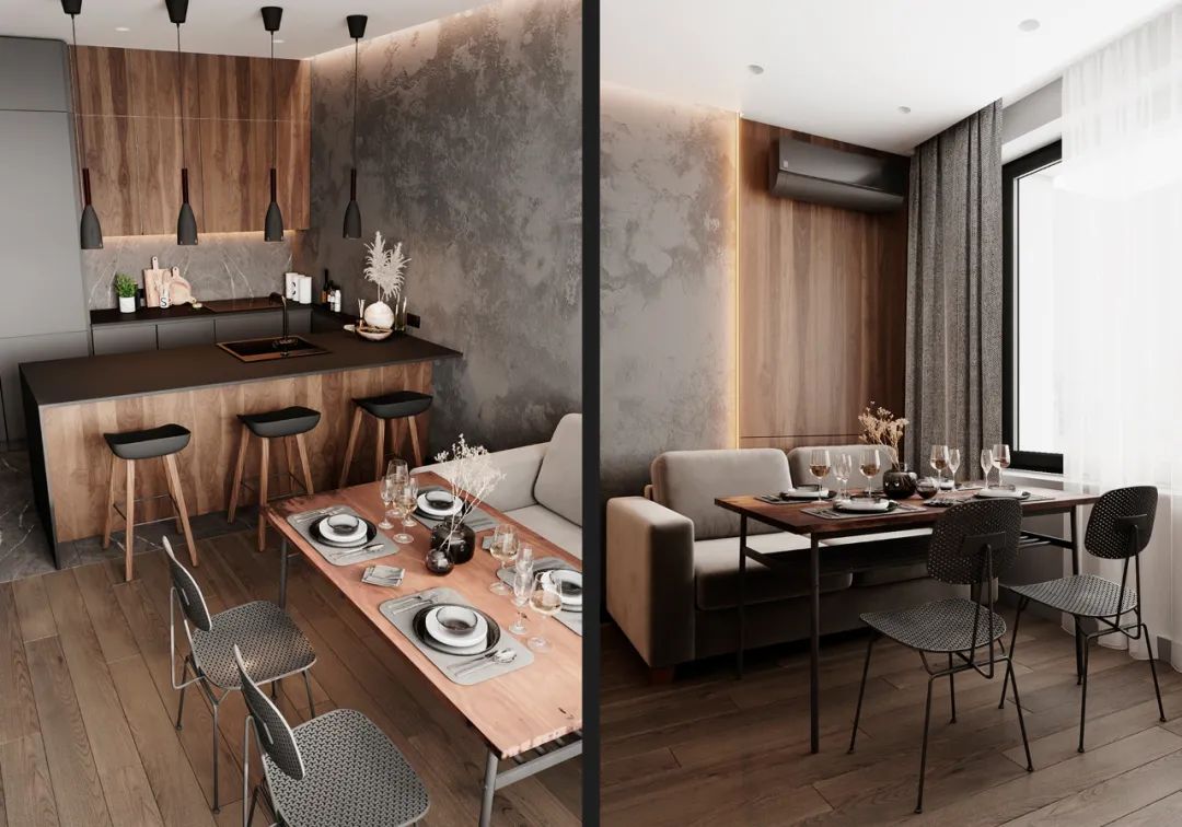 室内空间设计师：极简原木风，宁静的美学！