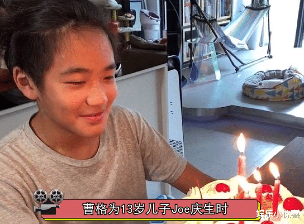 曹格|曹格儿子“整容式长大”，年仅13岁就有腹肌，网友：等你长大