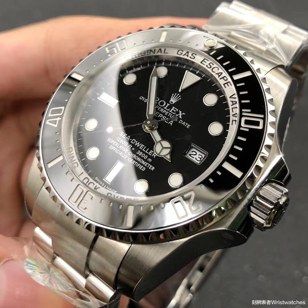 刻腕表者Wristwatches AR厂劳力士海使型黑鬼王V3版「904L精钢」做工评测!