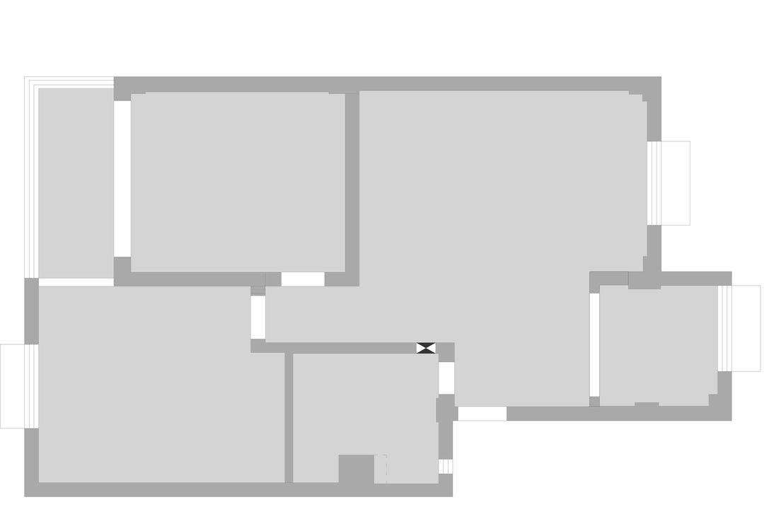 60㎡空间改3房2卫，还清爽敞亮储物充足，这设计真让我心服口服
