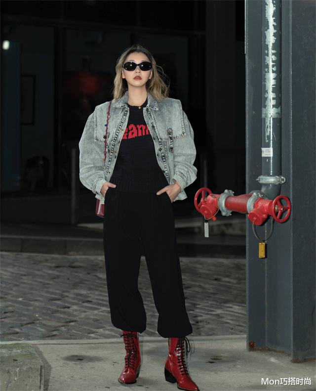 Mon巧搭时尚 158左右的女生,靴子尽量不要穿过膝靴和裸靴,其实这些更显个高