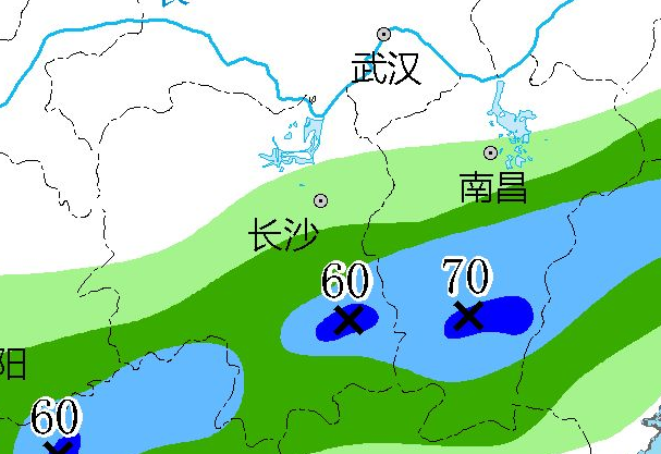 天气说 湖南江西注意!大面积雨水要来了!中雨大雨暴雨将落在下列区域