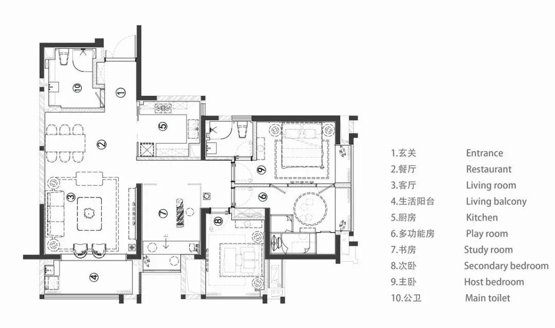 鑫东颖装饰装修|118㎡新中式，现代极简的硬装，古朴大气的软装，营造庄重雅致