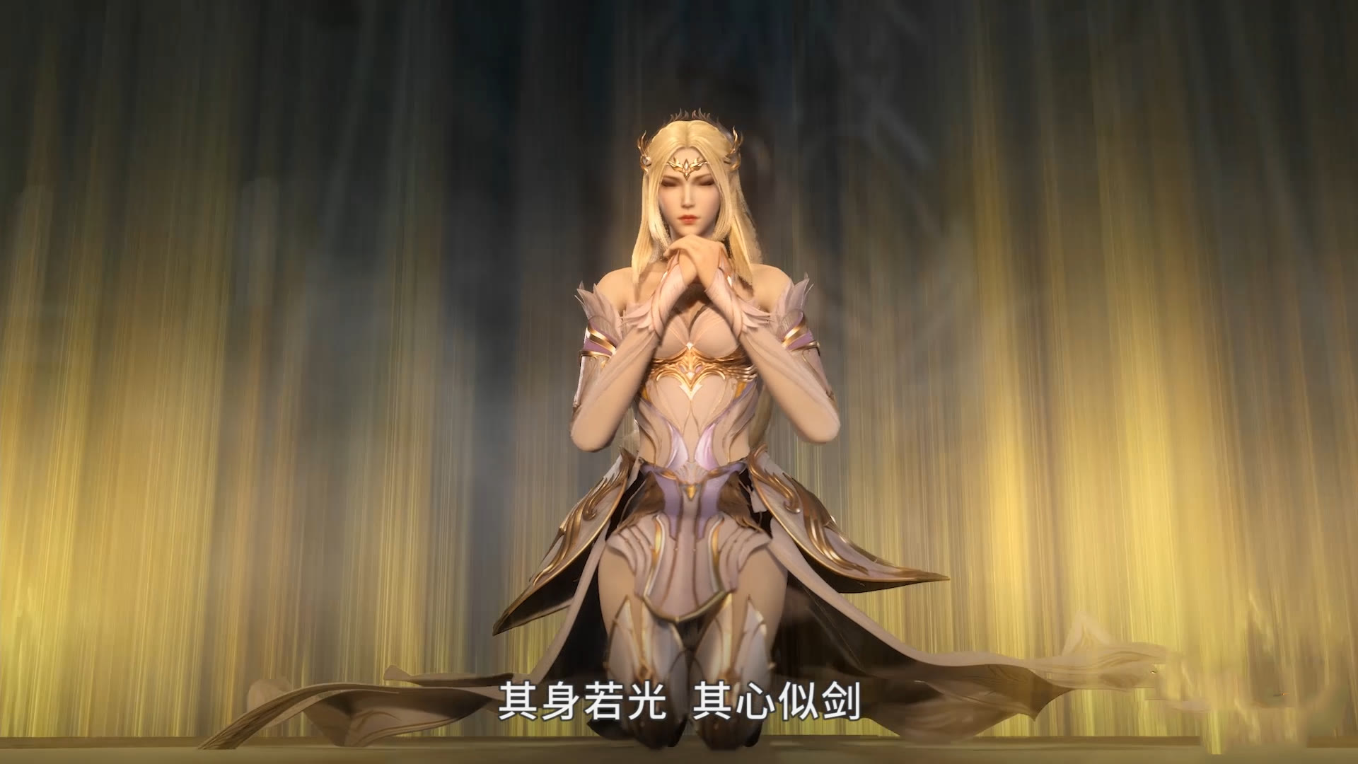 武魂|斗罗：都说千仞雪的建模比较生硬，那是因为你没见过跪在地上的她