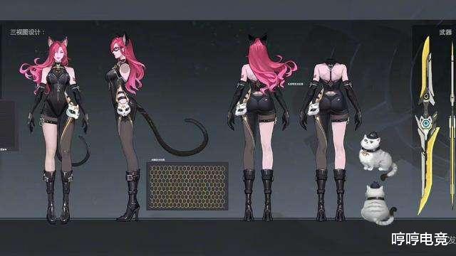 暗夜|王者荣耀：新版暗夜猫娘优化曝光，新增小肥猫当作跟班，反差萌