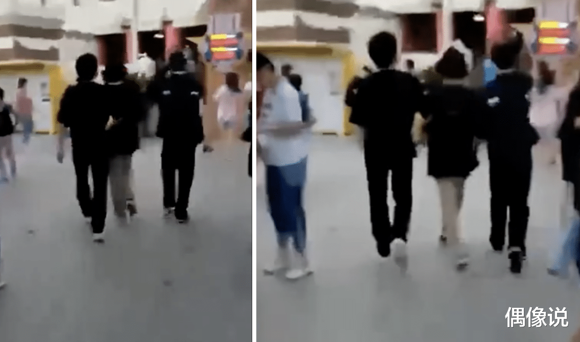 龙洋|马嘉祺刘耀文宋亚轩暑假同游欢乐谷，并排大步走，聊不完的悄悄话