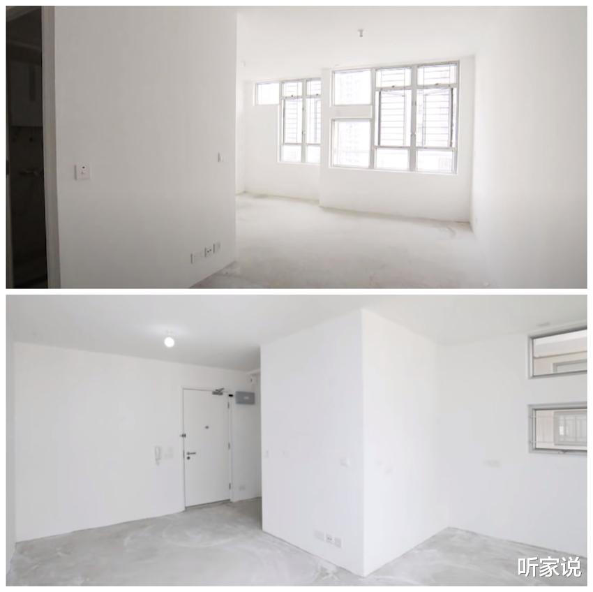 听家说|香港妹子35㎡独居小家：1室1厅改2室，暗卧开窗变明卧，妙啊