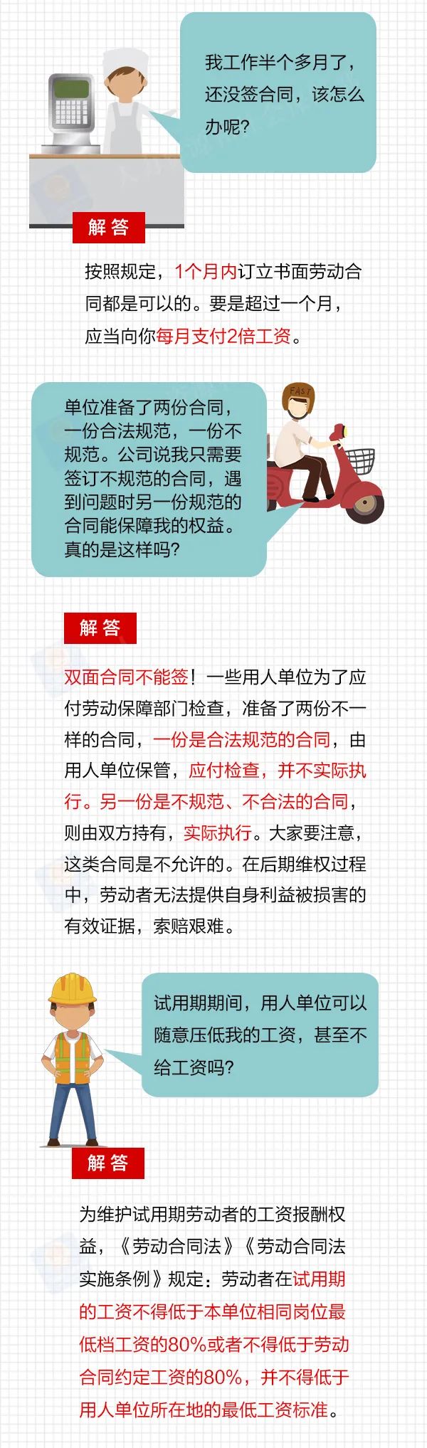 馆陶快报 签劳动合同，这些要注意！