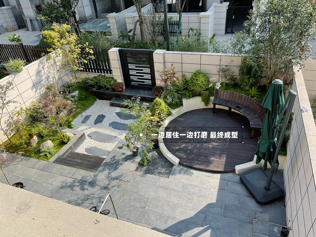 一楼50㎡院子，打造功能性日式小花园，入住三个月体验感非常完美