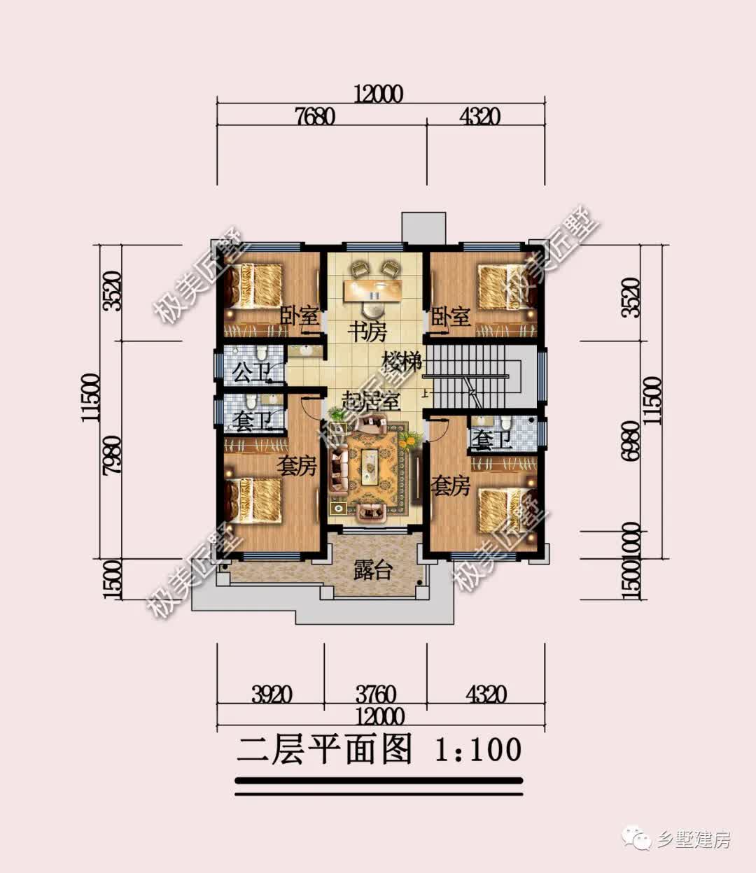|农村三层新中式别墅，现代与传统相结合，大气耐看
