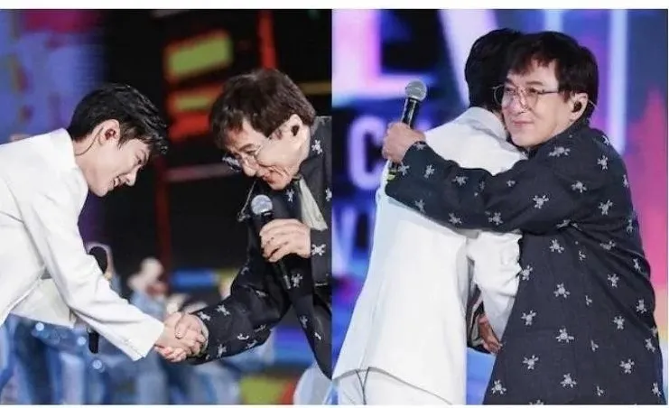 张新成|燃爆了！肖战现身成龙国际电影周，与成龙一起演唱《中华力量》