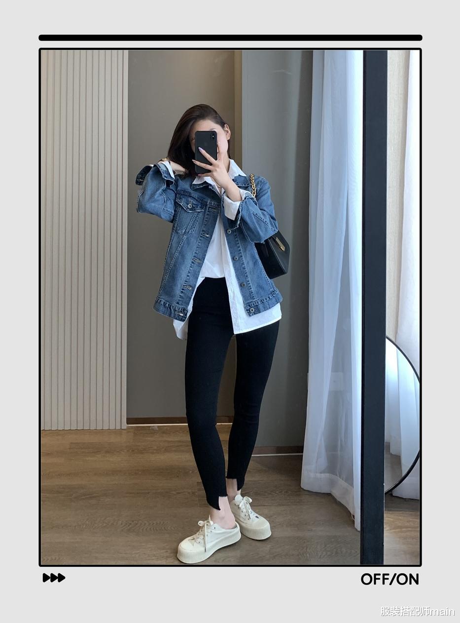 服装搭配师main|早秋换季白衬衫凭什么是王者？4件外套+9种穿法，休闲通勤都好看