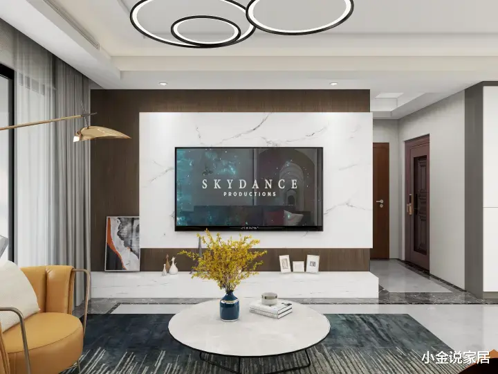 客厅电视墙装修效果图大全，2021年最流行的客厅装修效果图分享