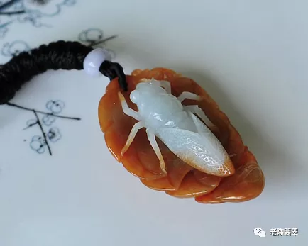 翡翠|翡翠小昆虫的代表---金蝉