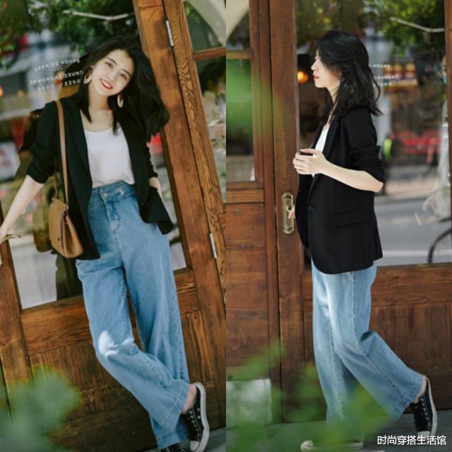 时尚穿搭生活馆|立秋后少穿黑白灰,学习这位博主穿搭配色技巧,减龄又有质感