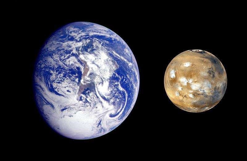 如果火星靠近了地球 那会发生什么?场面或很壮观