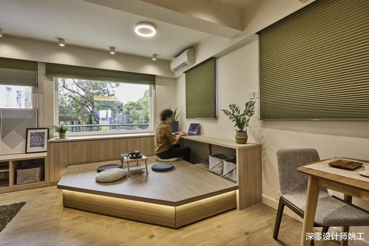 看完这个温暖小屋,比起梦幻的儿童房,更吸引我的是这个客厅茶室