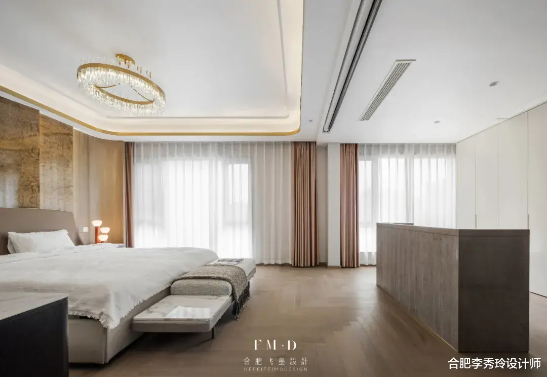 合肥李秀玲设计师|450㎡上下六层别墅，70万打造现代轻奢风，这是一个家的最高境界