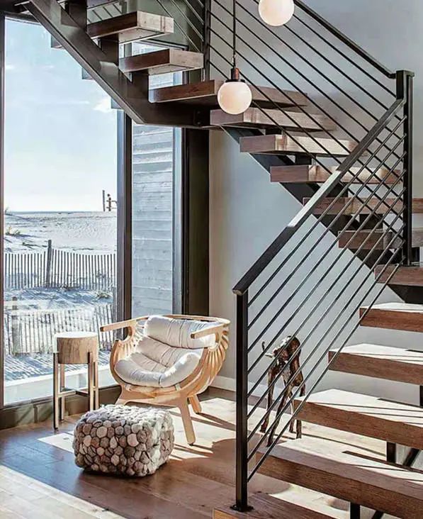 loft户型不用打太多柜子！楼梯做成抽屉柜，储物空间增大3㎡