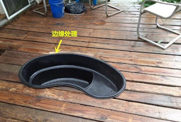 |劝你露台别浇水泥地只铺甲板，木板掀开塞个水盆，养鱼种花造水景