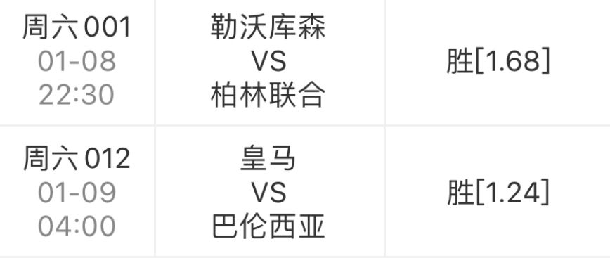 皇家馬德里|周六精選兩場(chǎng)賽事解析：勒沃庫(kù)森VS柏林聯(lián)合＋ 皇馬vs巴倫西亞