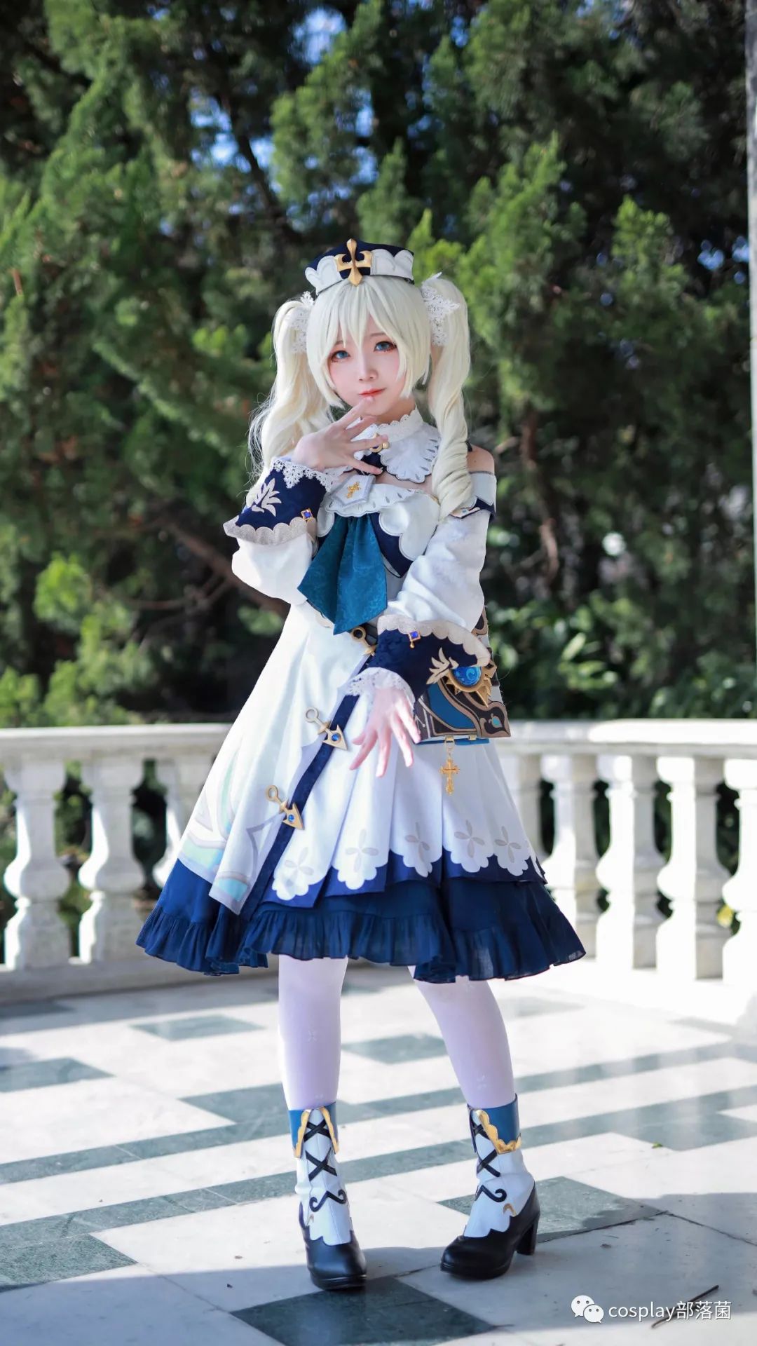 cos:原神芭芭拉cos正片@楚楚子