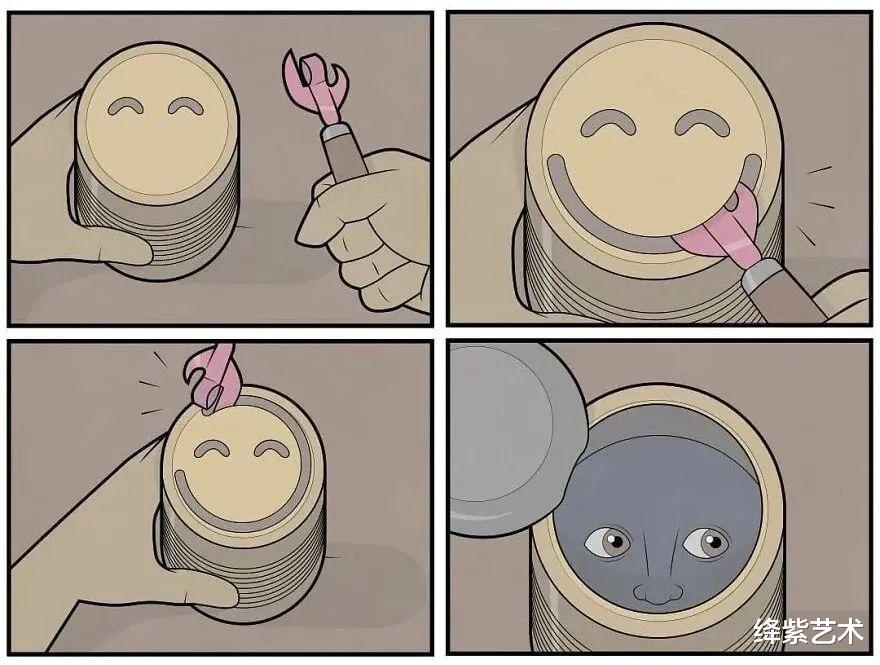 |18幅充满讽刺意味的漫画，需要多读几遍，才能看懂其中的内涵
