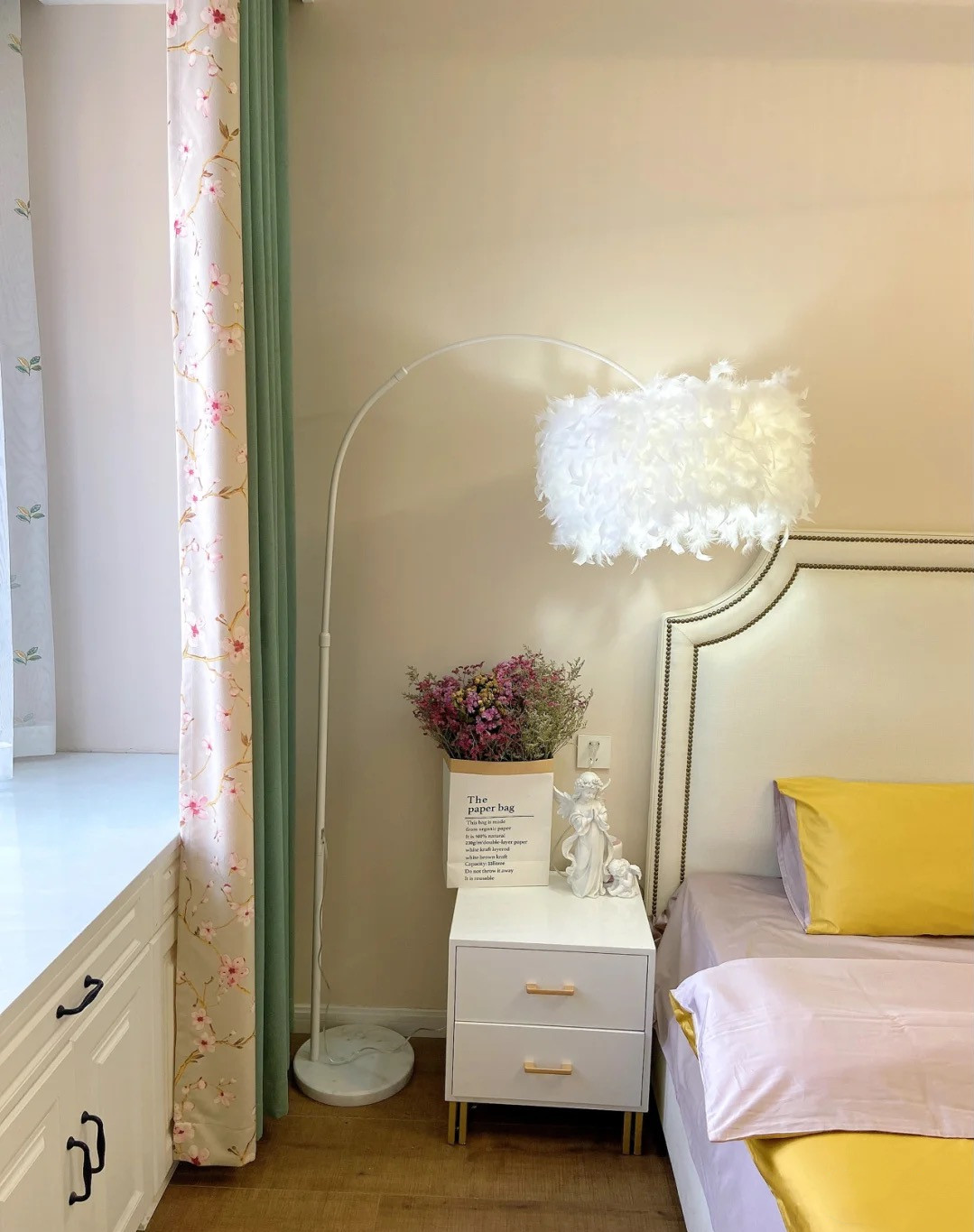 飘窗|她家120平米,一进门就爱上了,全屋又美又温馨,以后照着装