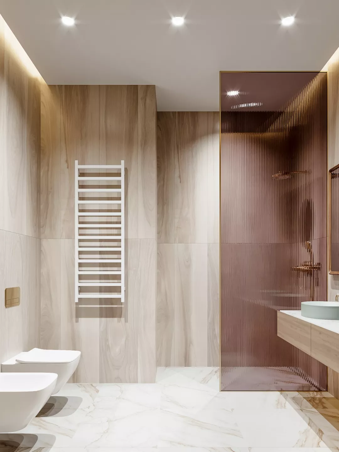 还装淋浴房?换成淋浴屏吧,不占空间还好看!