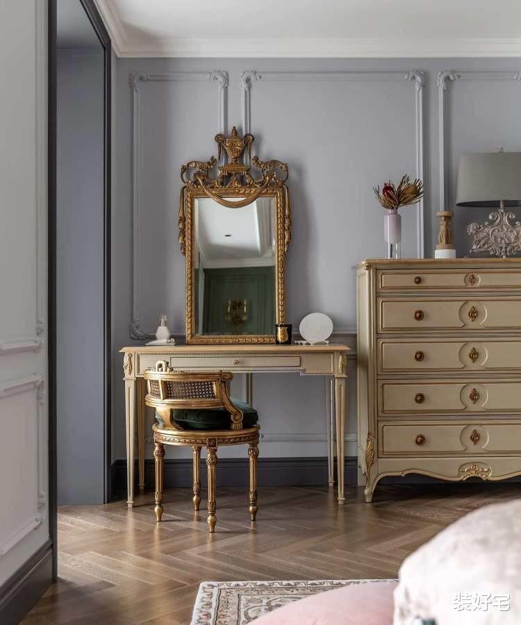 飘窗|祖母绿、脏粉色，色彩丰富的法式风格，要的就是与众不同的感觉