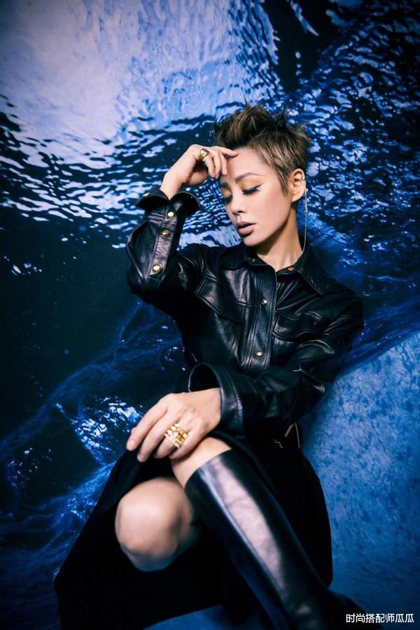 口红|?真看不懂宁静的时尚,穿豹纹涂“中毒色”口红,也就她能驾驭得住