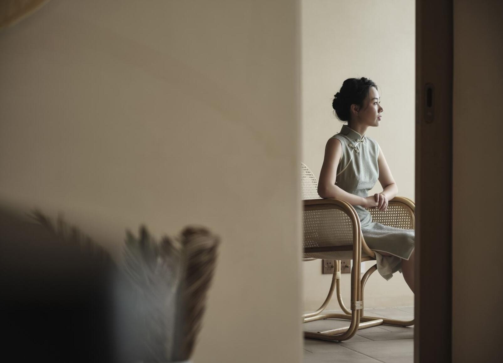 参观她87㎡新家，全屋宁静优雅，一进门仿佛整个世界都安静了