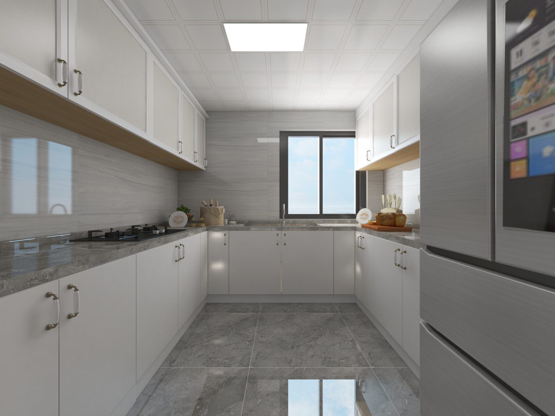 【鲁班装饰】朗悦湾122m2轻奢风格 生活的纯洁